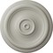 Ekena Millwork Traditional Ceiling Medallion (Fits Canopies up to 2 3/4"), Hand-Painted Pot of Cream, 12"OD x 1"P CM12TRPCF - alternate 1